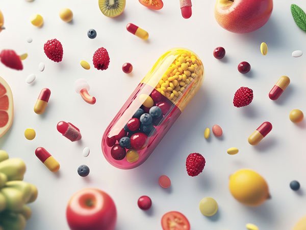 manipulação de suplementos e vitaminas